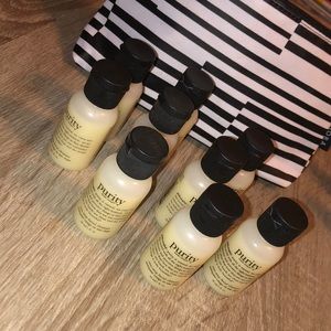 Purity facial cleanser samples